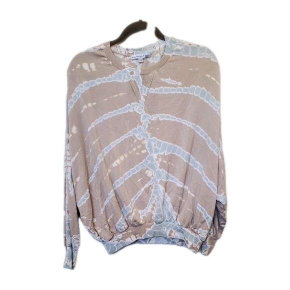 YOUNG FABULOUS & BROKE REVOLVE XS Lita Sweatshirt Sea Salt Frame Wash Oversized - Picture 6 of 7